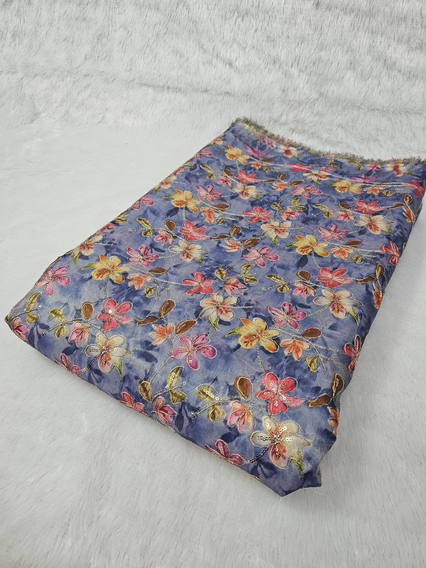 3.25 METERS Cosmos Position Print Fabric Cut Piece