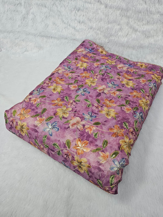 1.75 Meters Cosmos Position Print Fabric Cut Piece