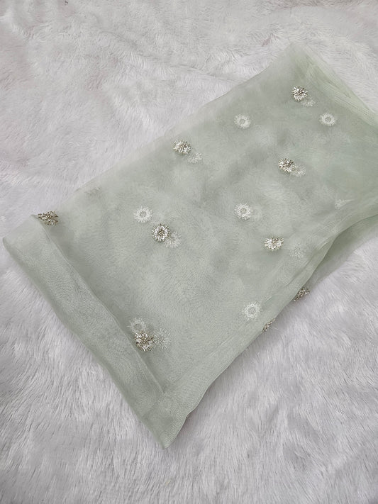 1.00 Meters Tissue Organza Cut Piece