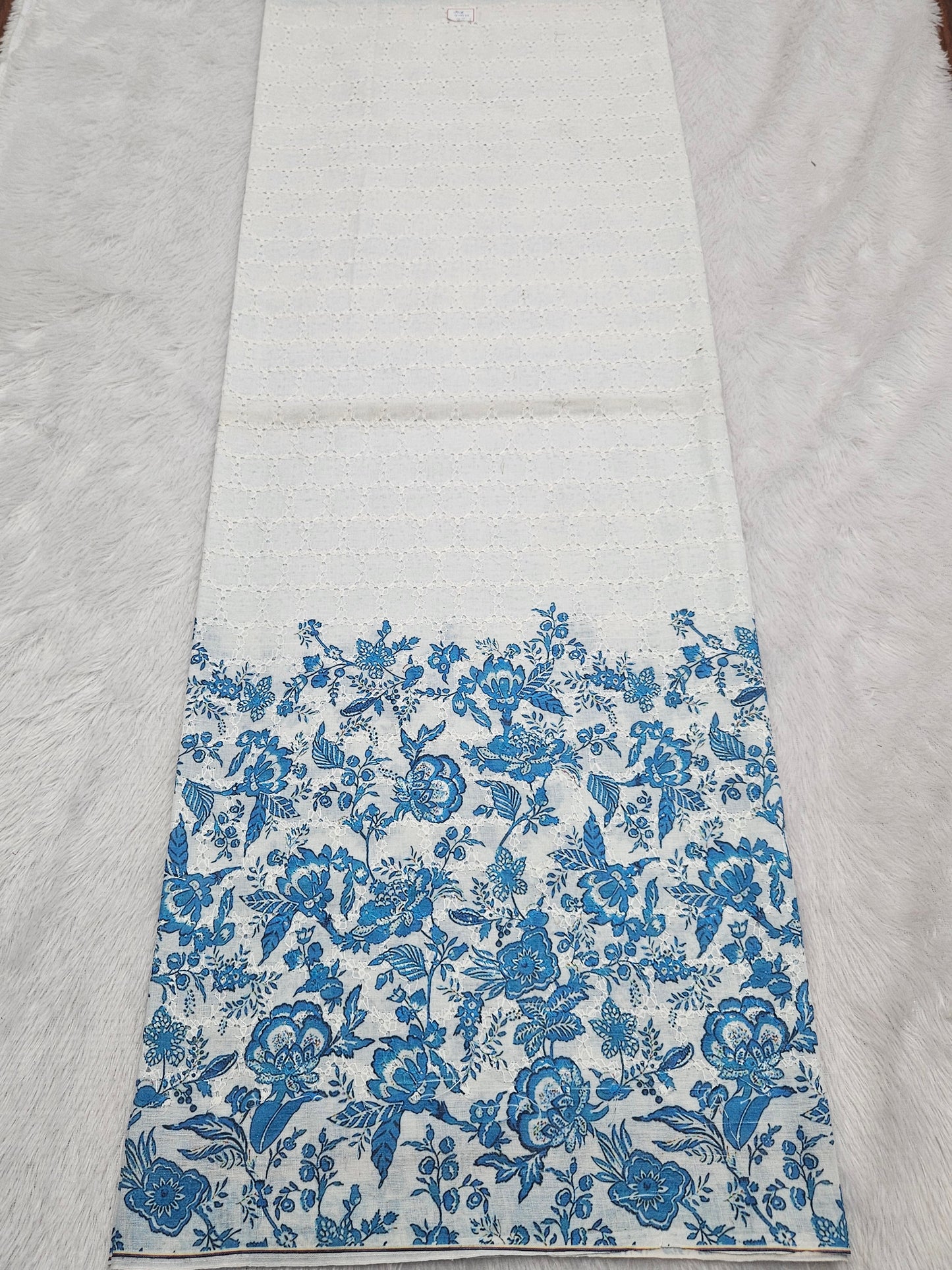 1.60 Meters Cotton Hakoba Digital Printed Fabric