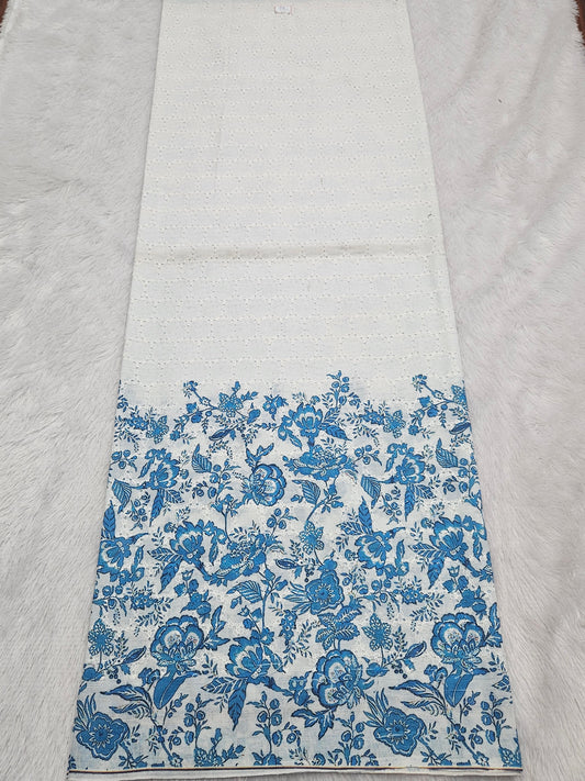 1.60 Meters Cotton Hakoba Digital Printed Fabric