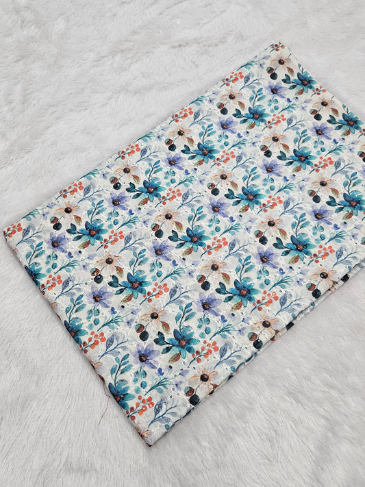 4.00 Meters Cotton Hakoba Digital Printed Fabric