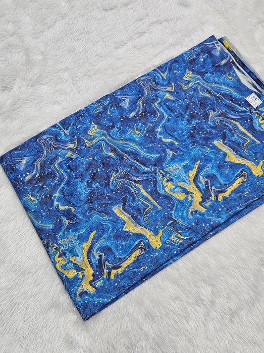 2.25 Meters Cotton Hakoba Digital Printed Fabric