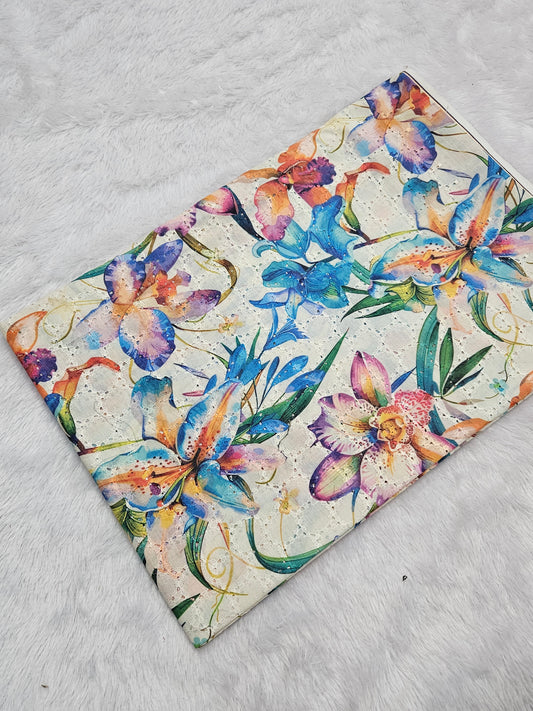 1.00 Meters Cotton Hakoba Digital Printed Fabric