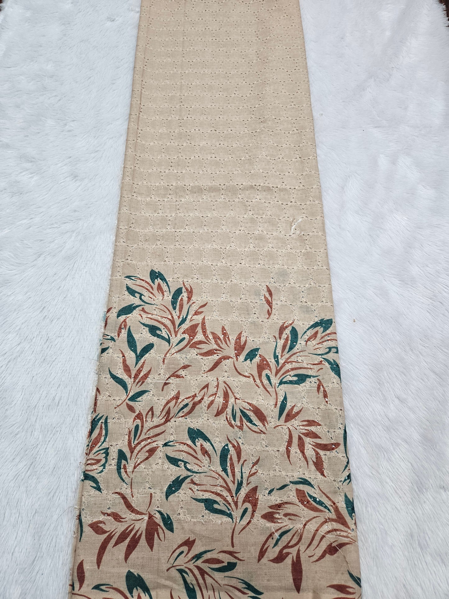 2.50 Meters Cotton Hakoba Digital Printed Fabric