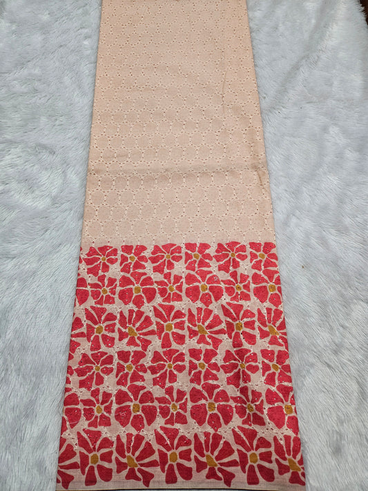 1.60 Meters Cotton Hakoba Digital Printed Fabric
