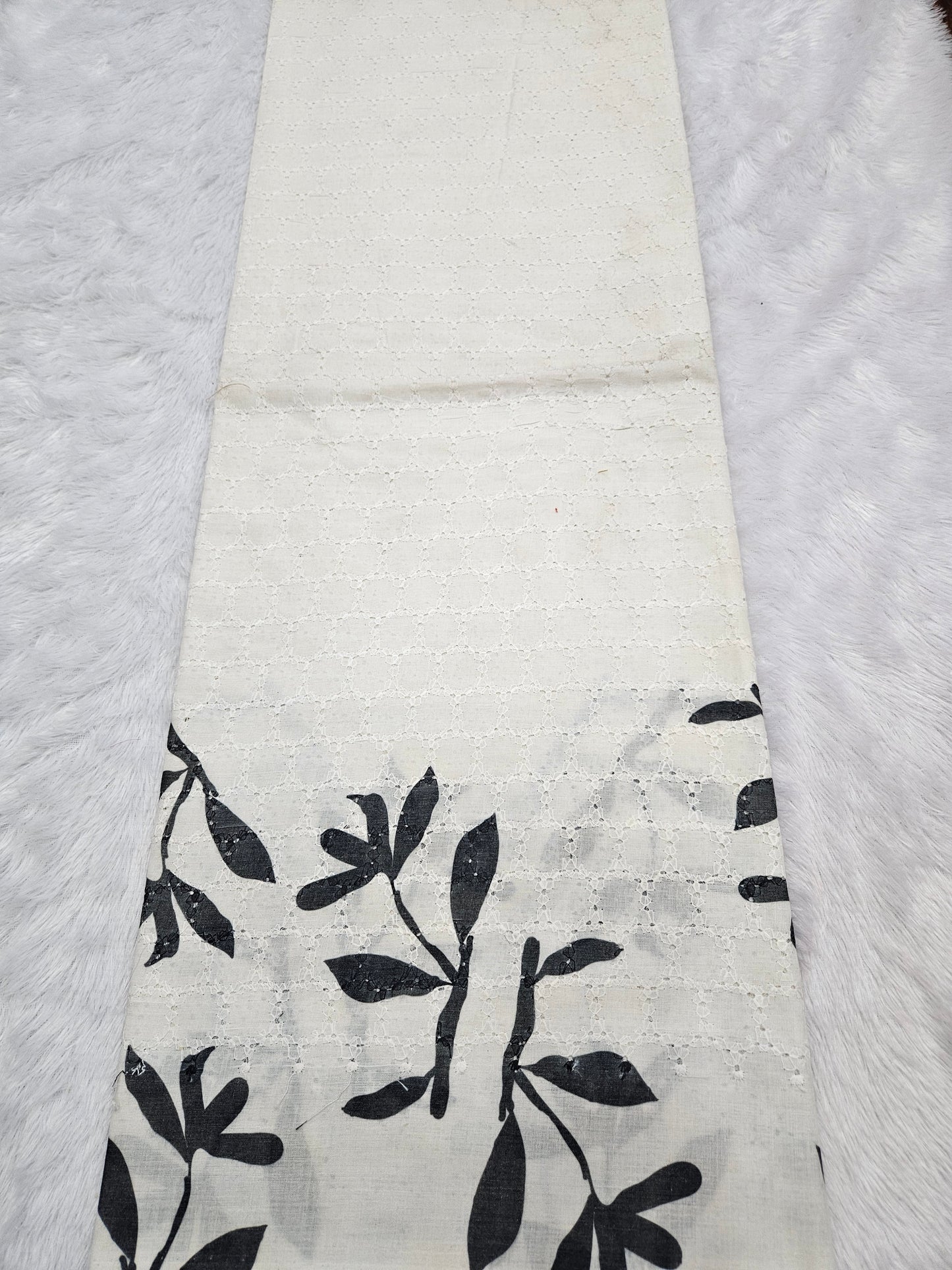 2.25 Meters Cotton Hakoba Digital Printed Fabric