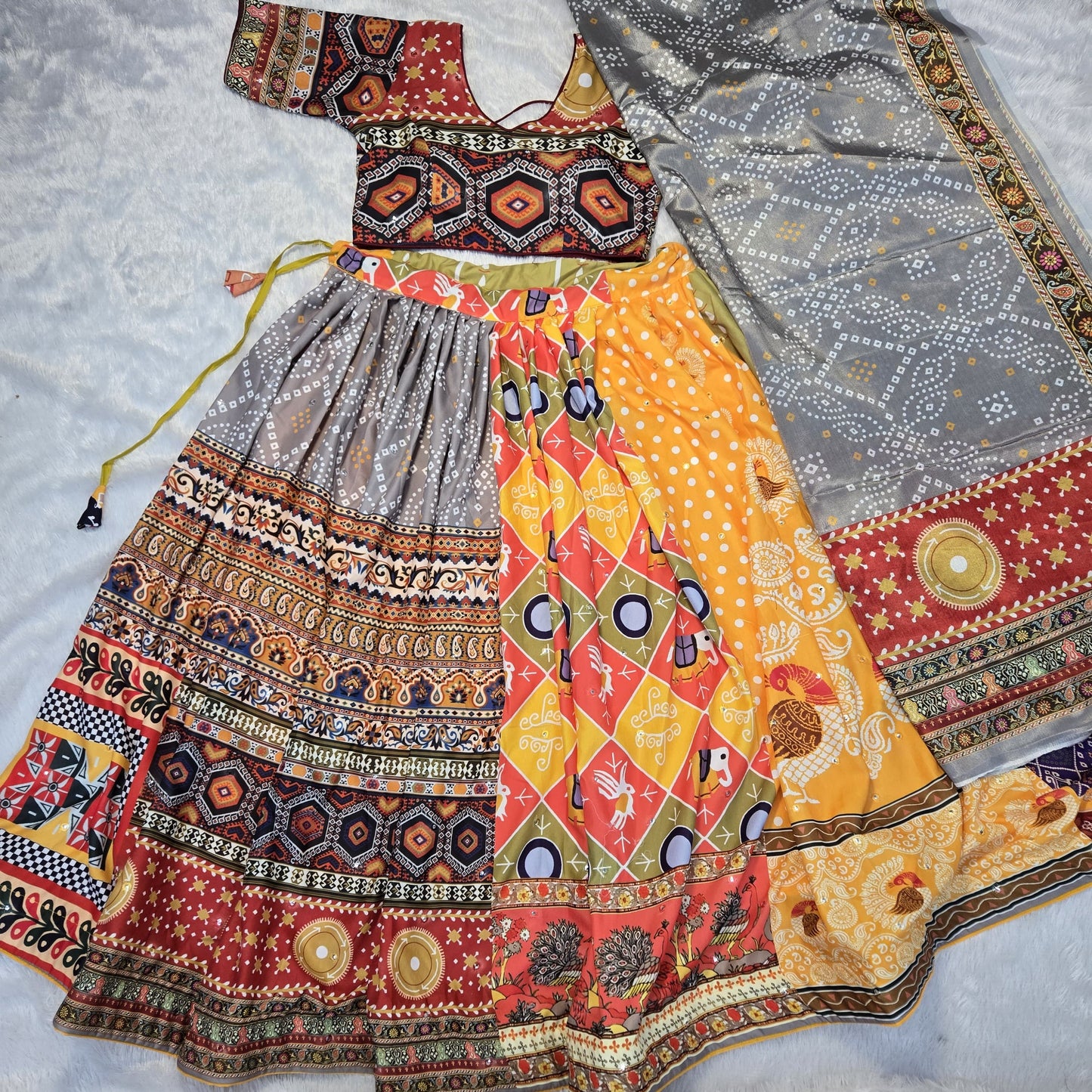 Kali Style Chaniya Choli