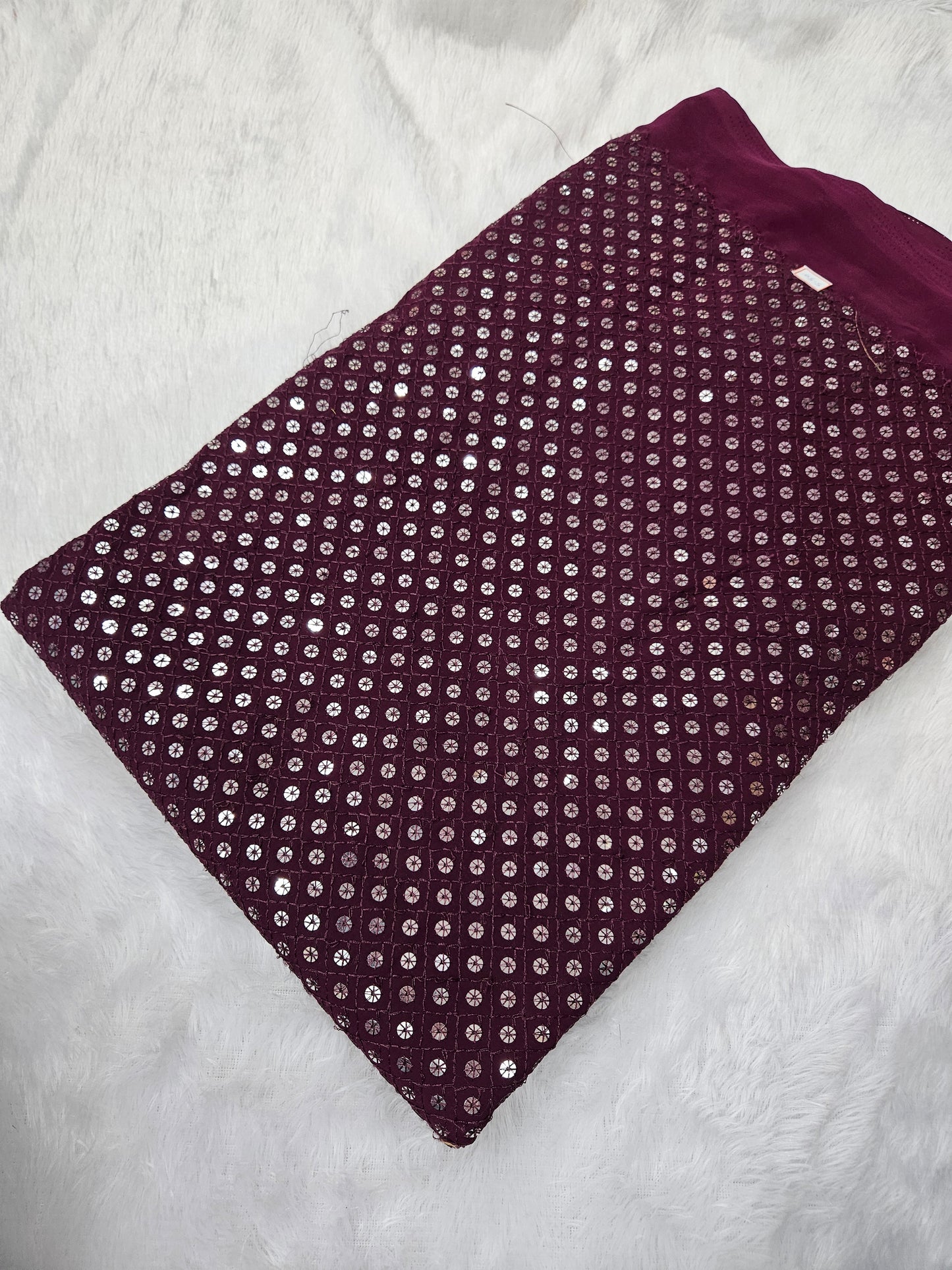 5.50 Meters Faux Georgette Full Piece