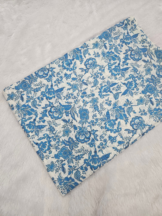 3.00 Meters Cotton Hakoba Digital Printed Fabric
