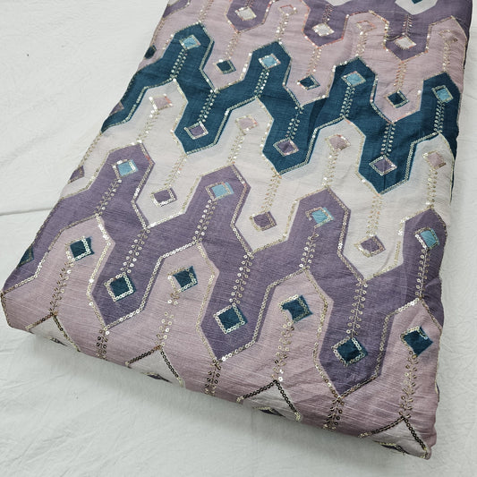 Chinon Position Embroidery With Print