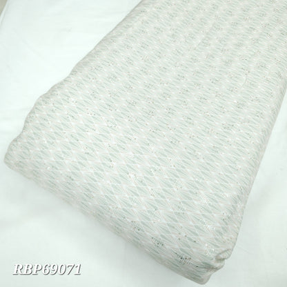 Pista Rayon Crochet Work Embroidery  58"